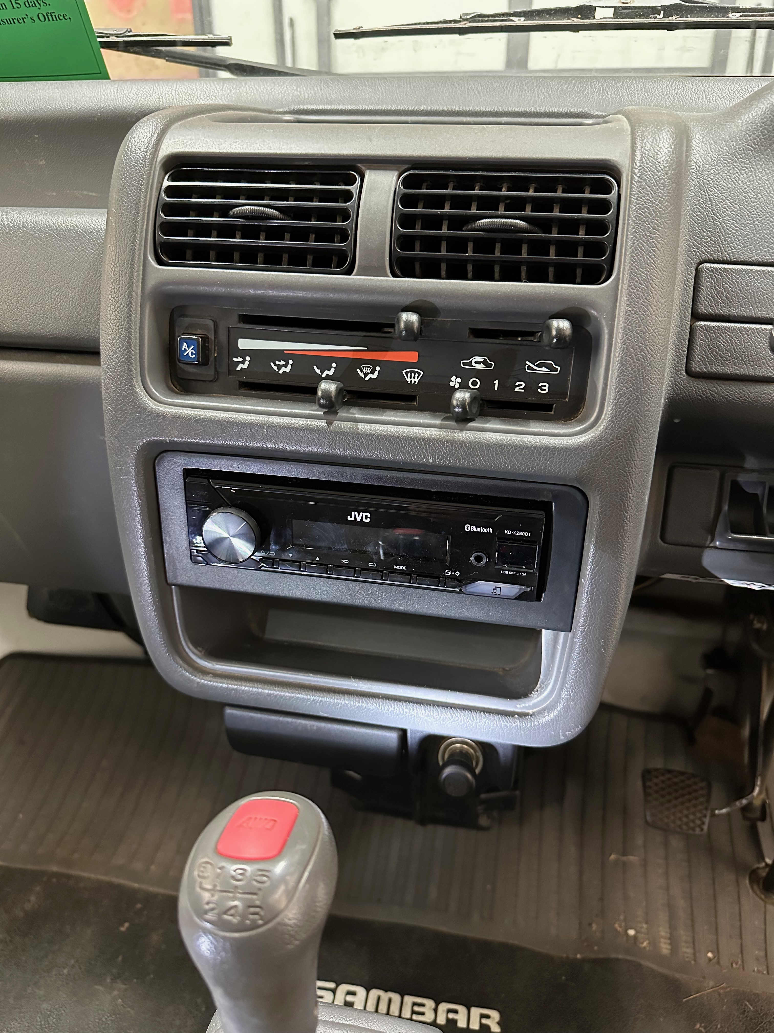 head unit in dash